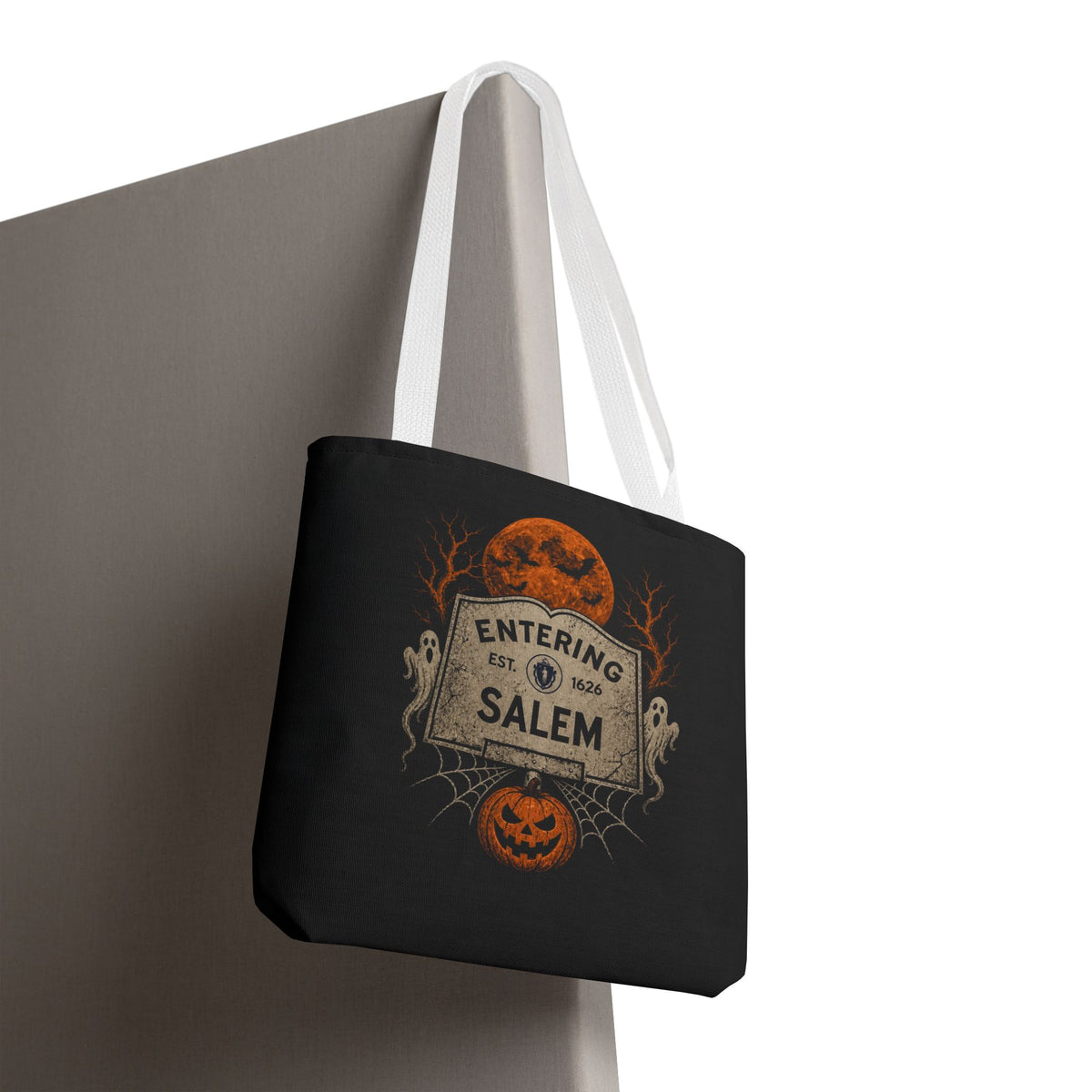 Halloween Entering Salem Tote Bag (AOP)