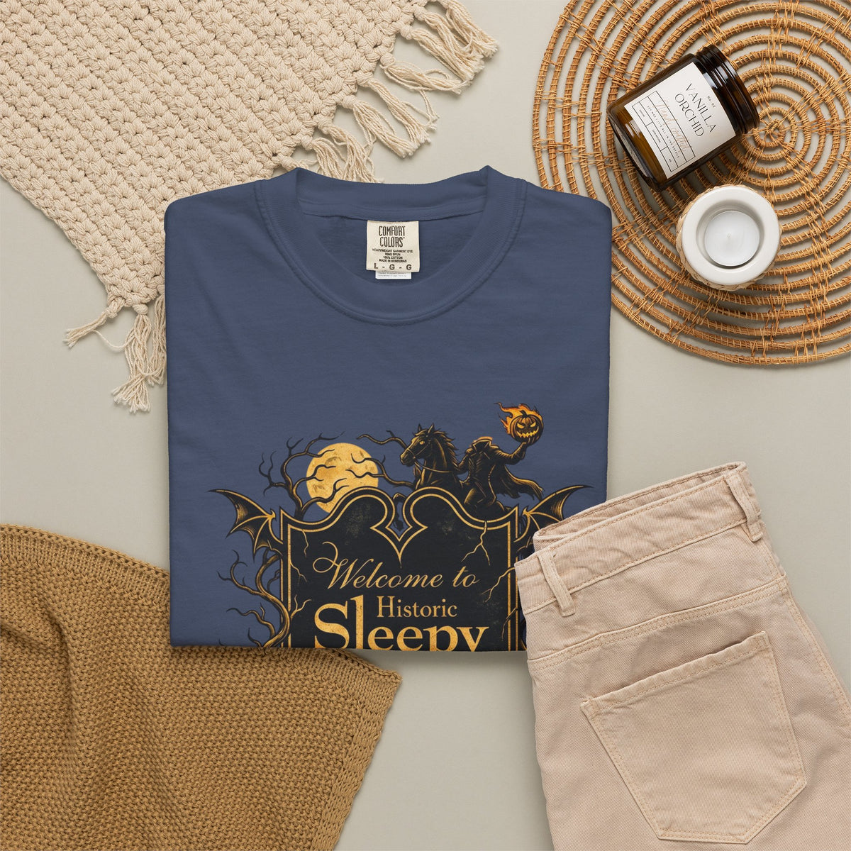 SLEEPY HOLLOW Unisex Garment-Dyed T-shirt