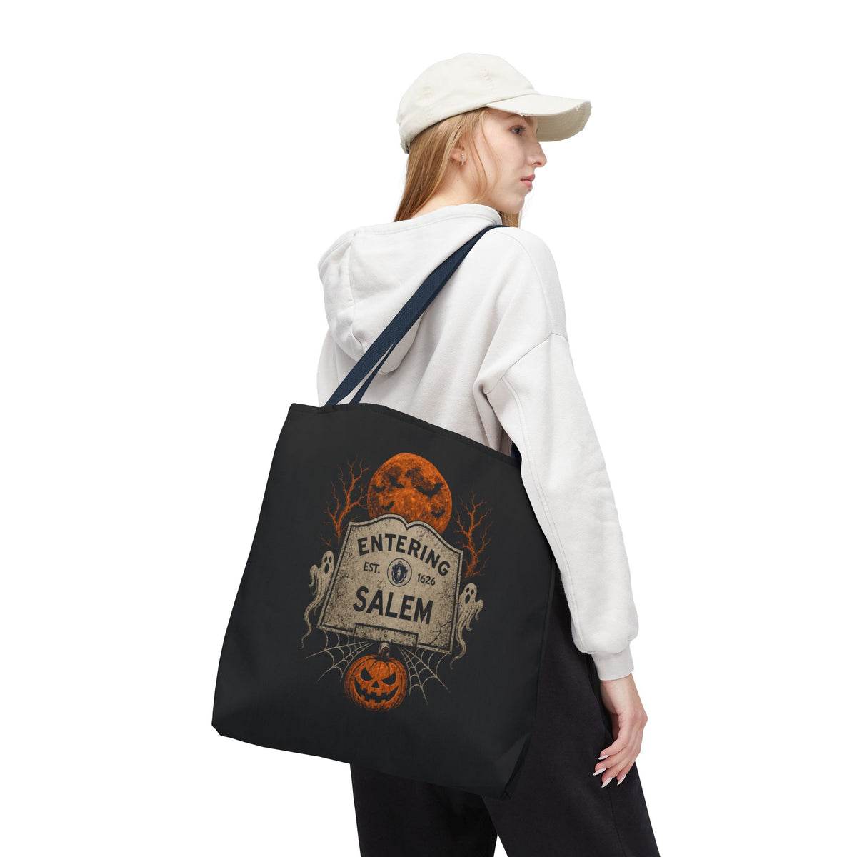 Halloween Entering Salem Tote Bag (AOP)