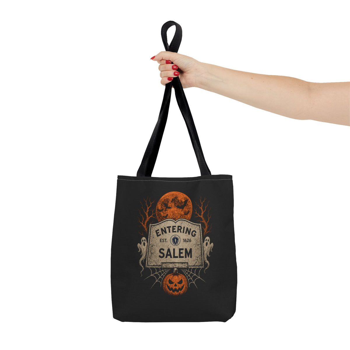 Halloween Entering Salem Tote Bag (AOP)