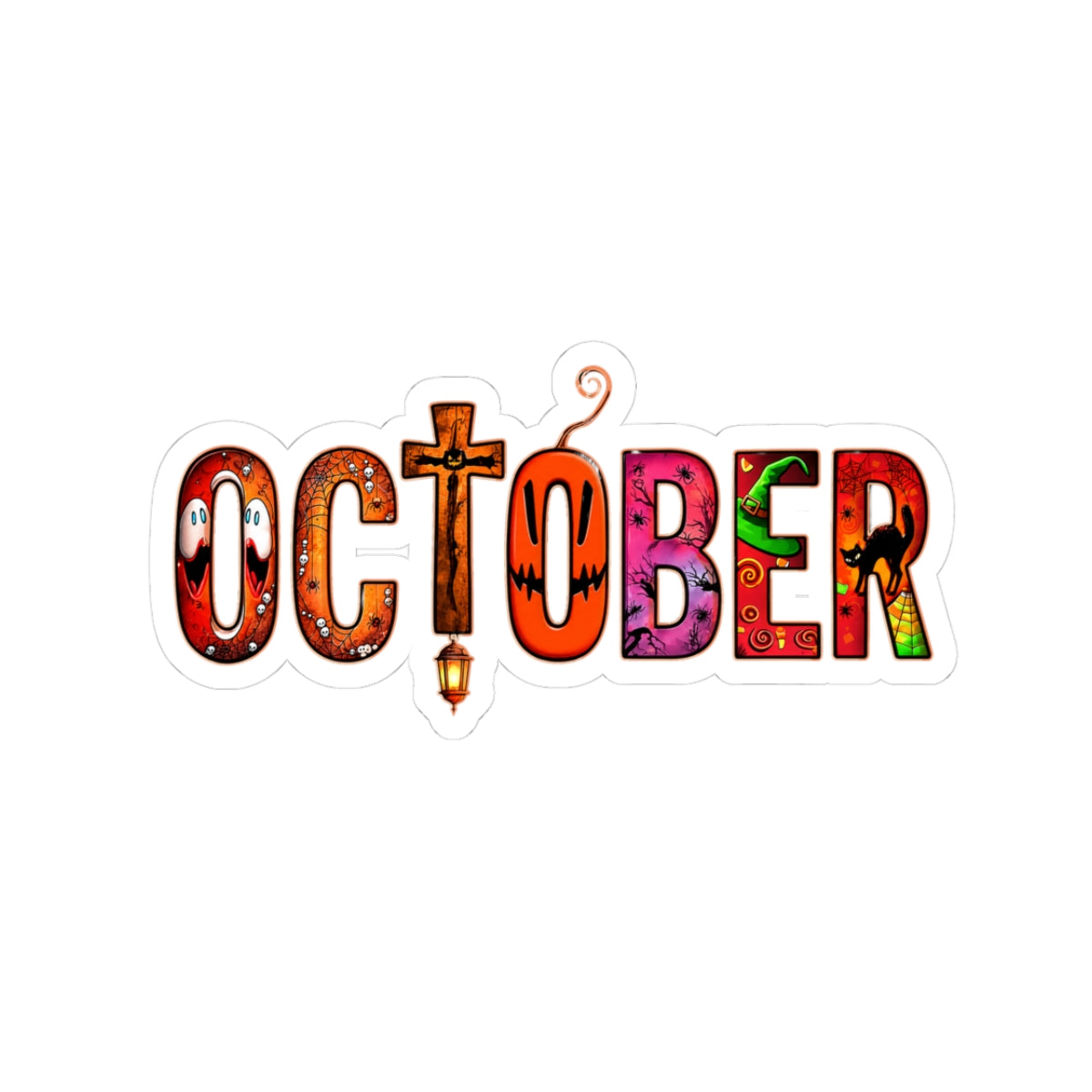 OCTOBER Kiss-Cut Stickers