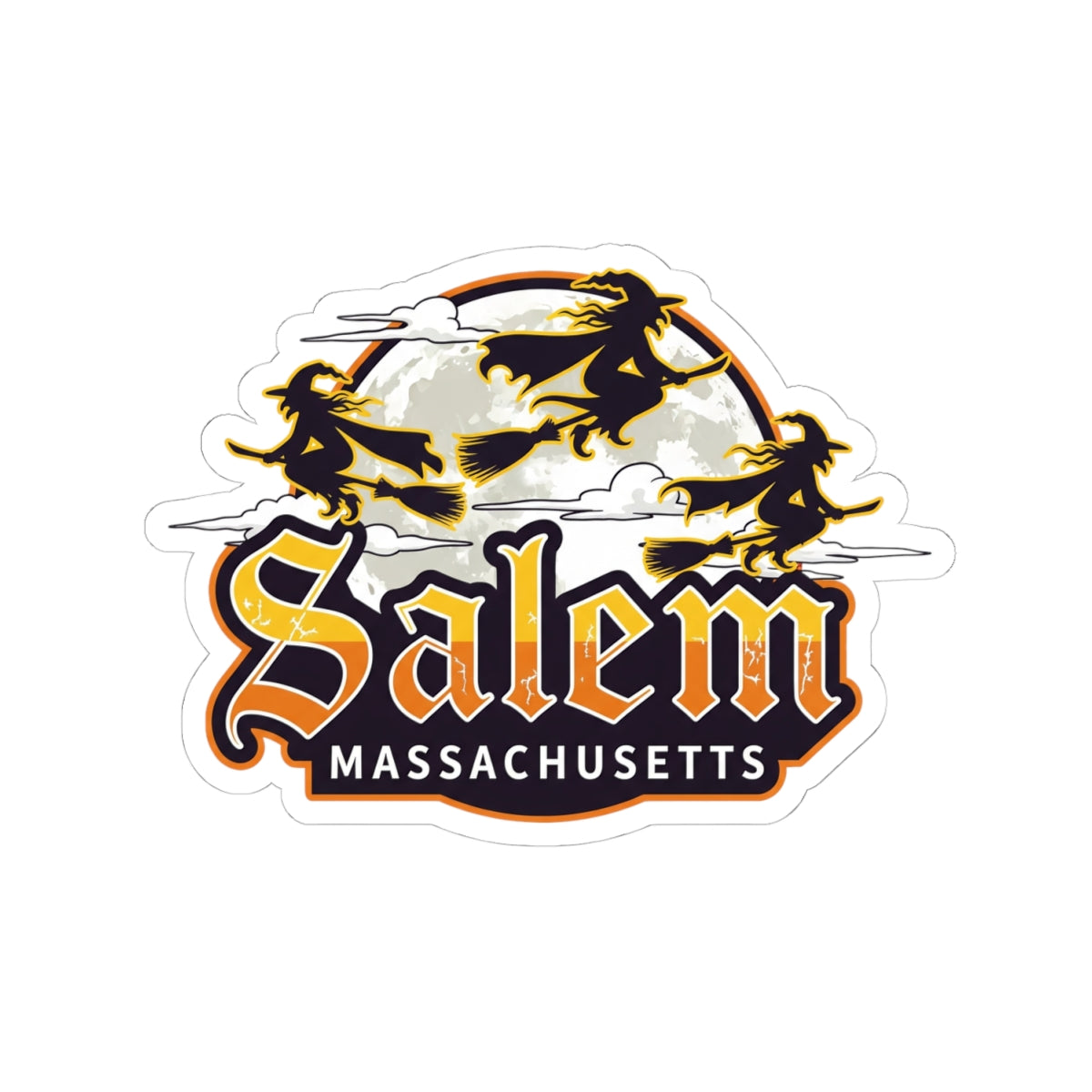 Salem Witch City Kiss-Cut Stickers