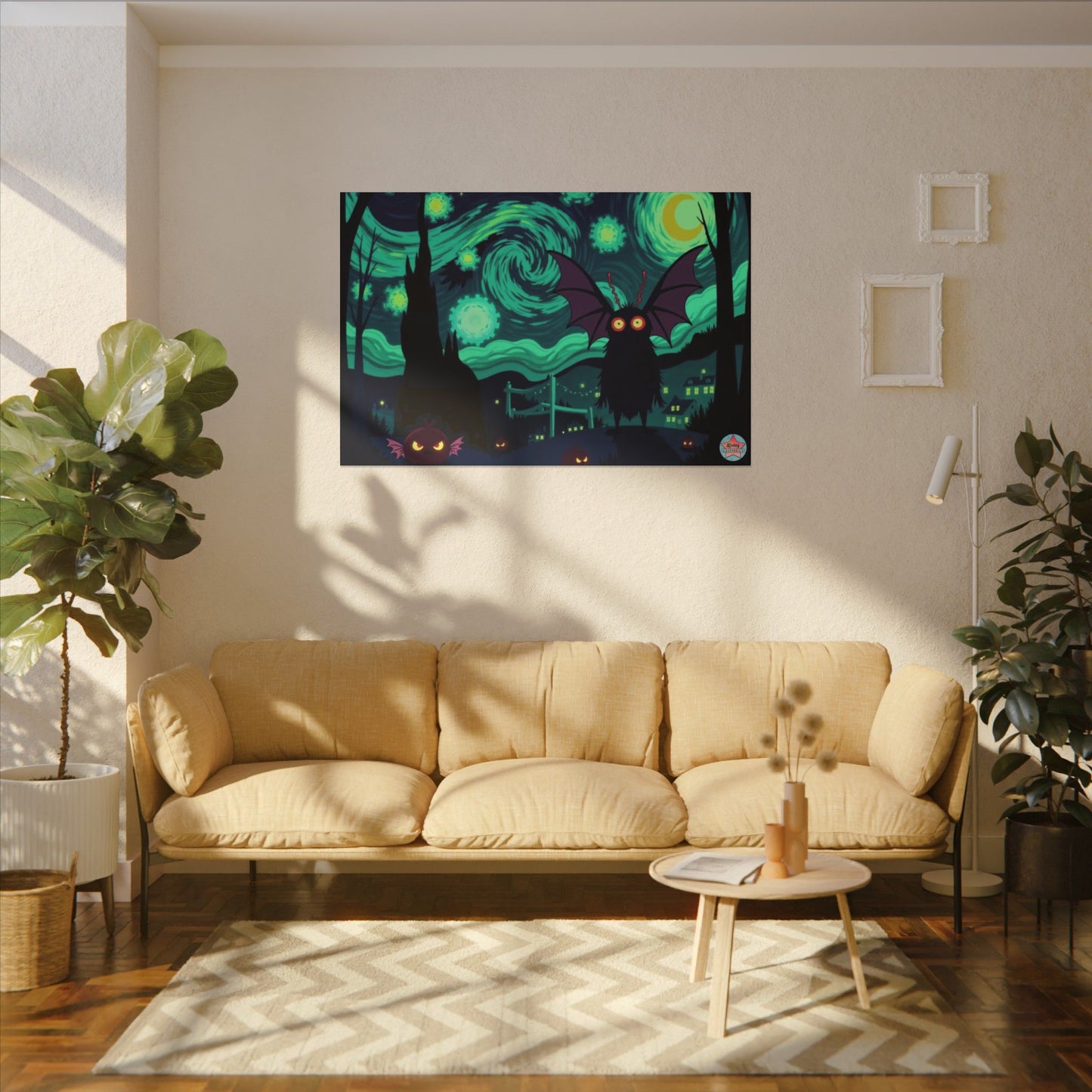 Mothy Night Canvas (Multi-Size)