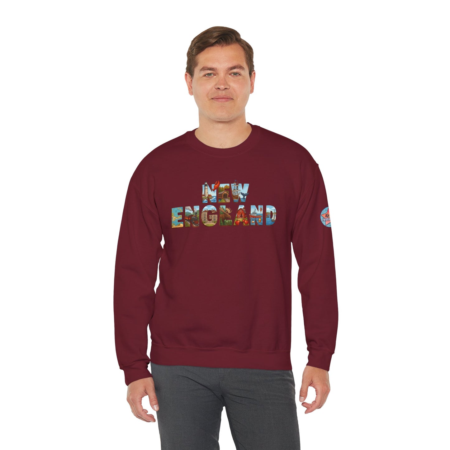 NEW ENGLAND Unisex Heavy Blend™ Crewneck Sweatshirt