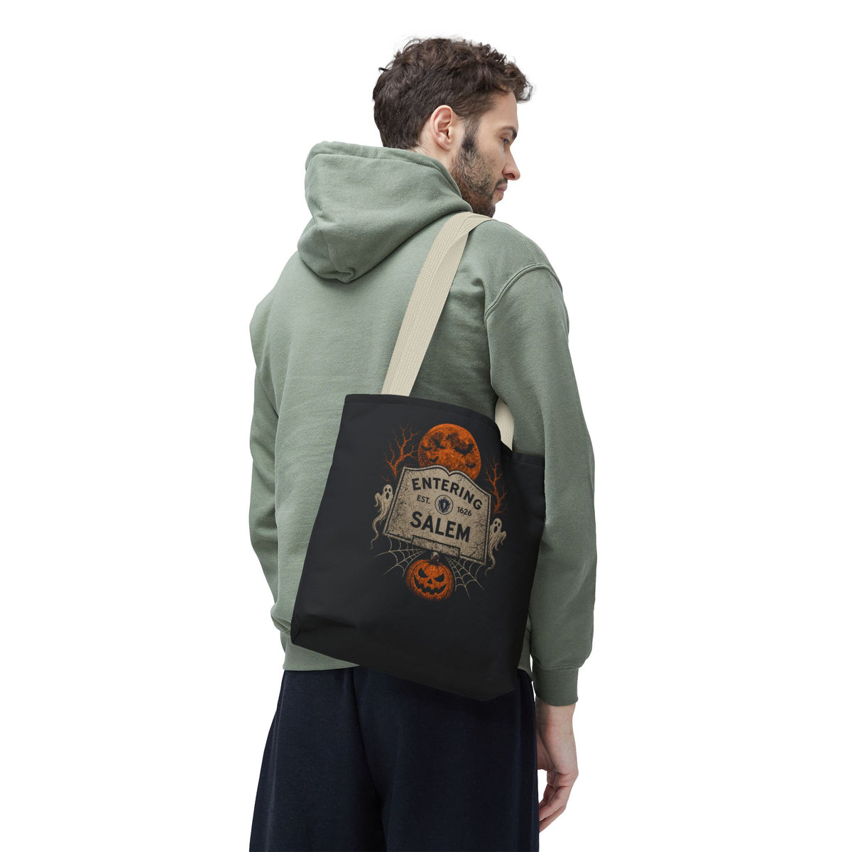 Halloween Entering Salem Tote Bag (AOP)