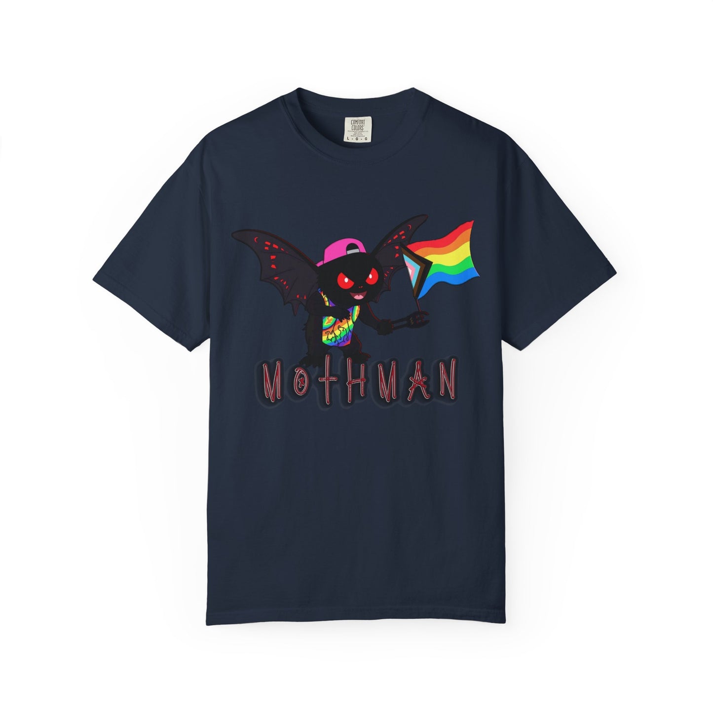 Limited Release Pride Mothman - Unisex Garment-Dyed T-shirt