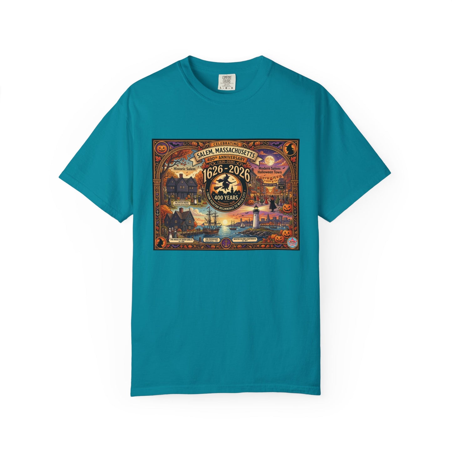 Celebrating Salem 400 Unisex Garment-Dyed T-shirt