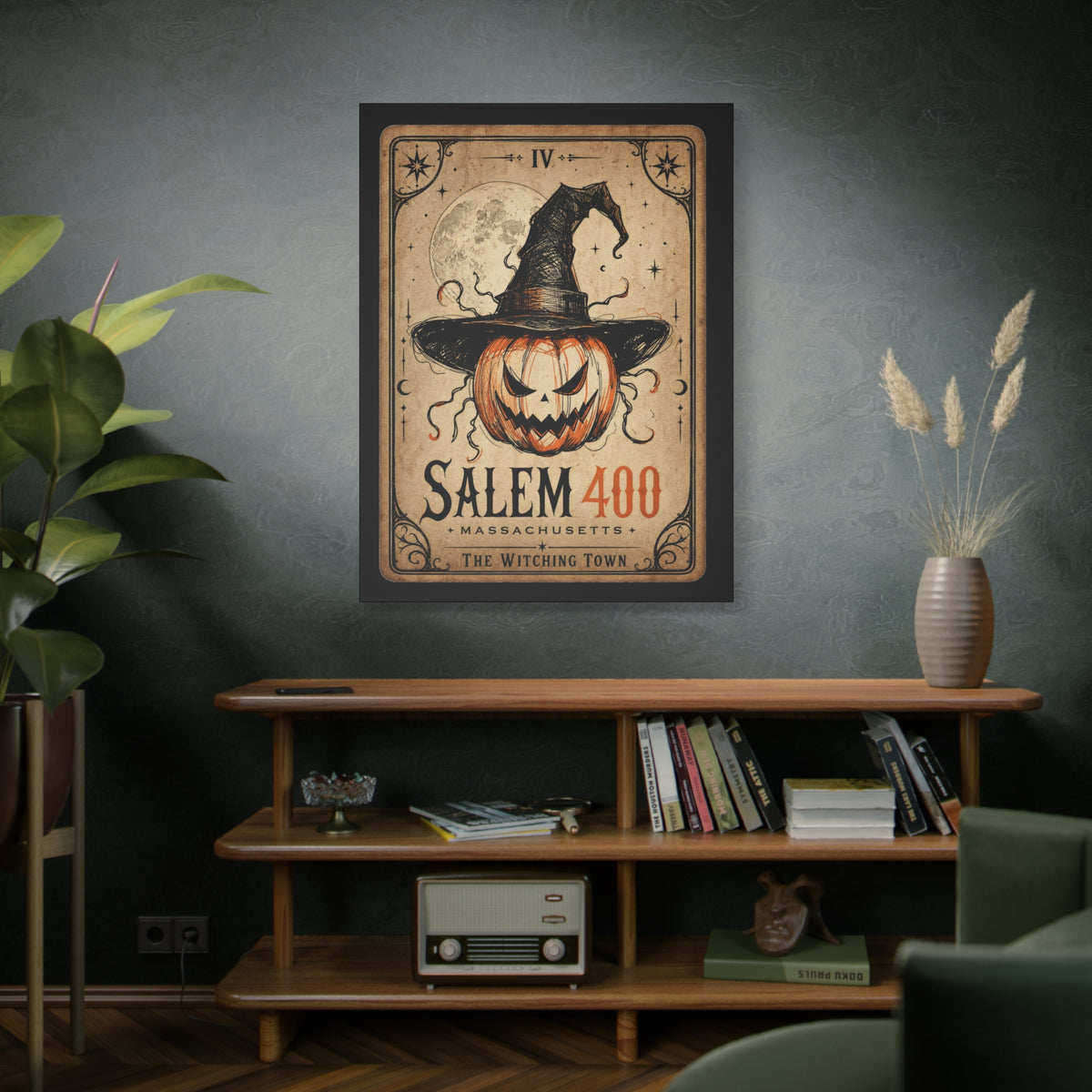 SALEM TAROT Matte Canvas, Stretched, 1.25" – Salem – alternate view | SalemFootsteps