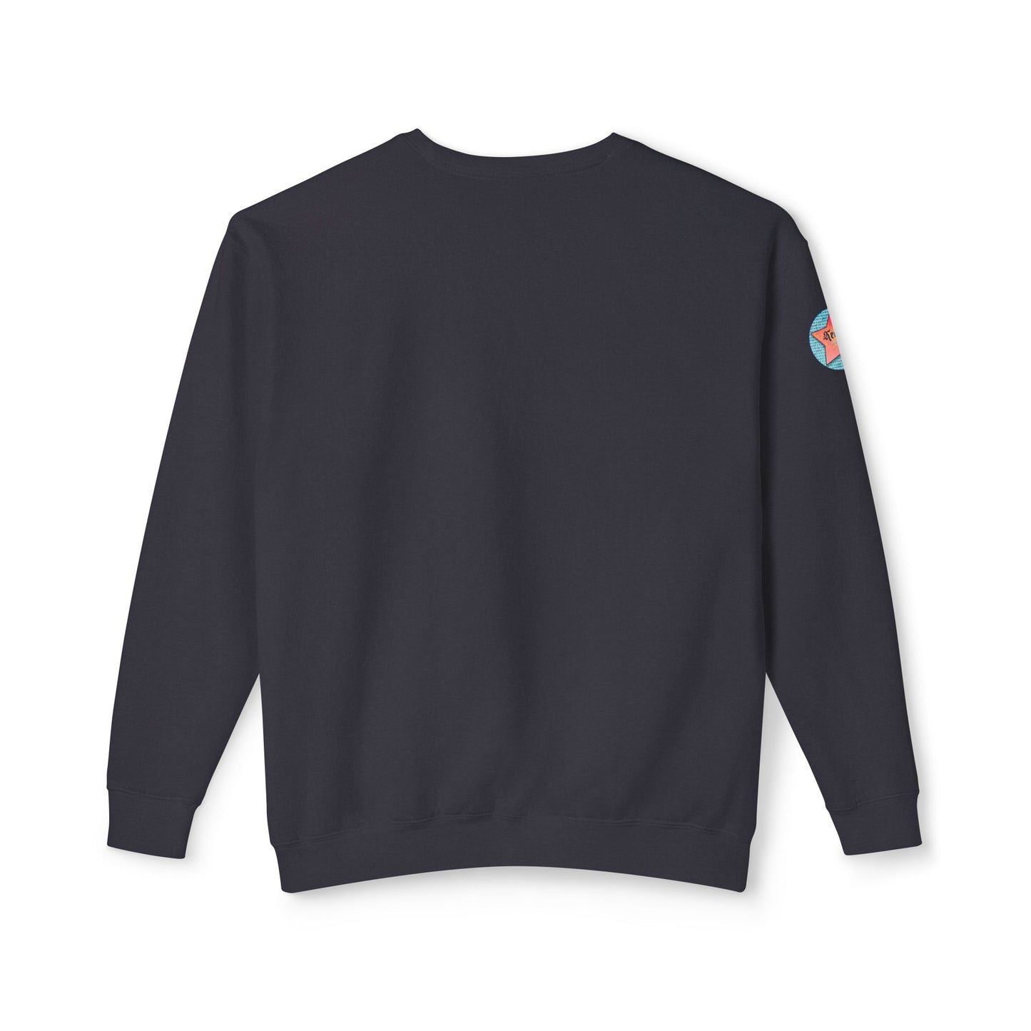 BE TRUE TO YOURSELF SKULL RED TEXT Unisex Lightweight Crewneck Sweatshirt