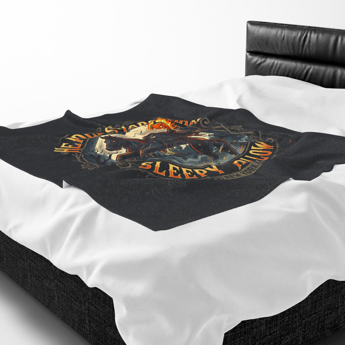 HEADLESS HORSEMAN Velveteen Plush Blanket