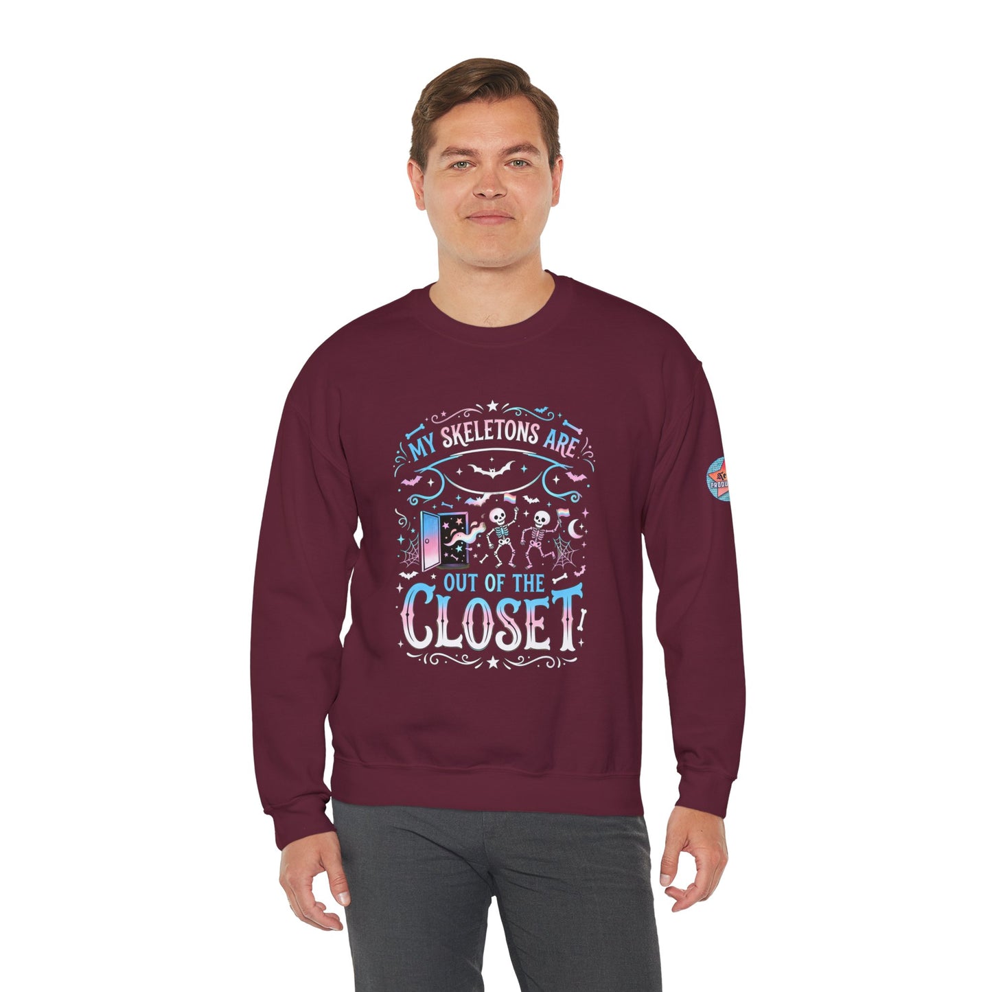 TRANS PRIDE Unisex Heavy Blend™ Crewneck Sweatshirt