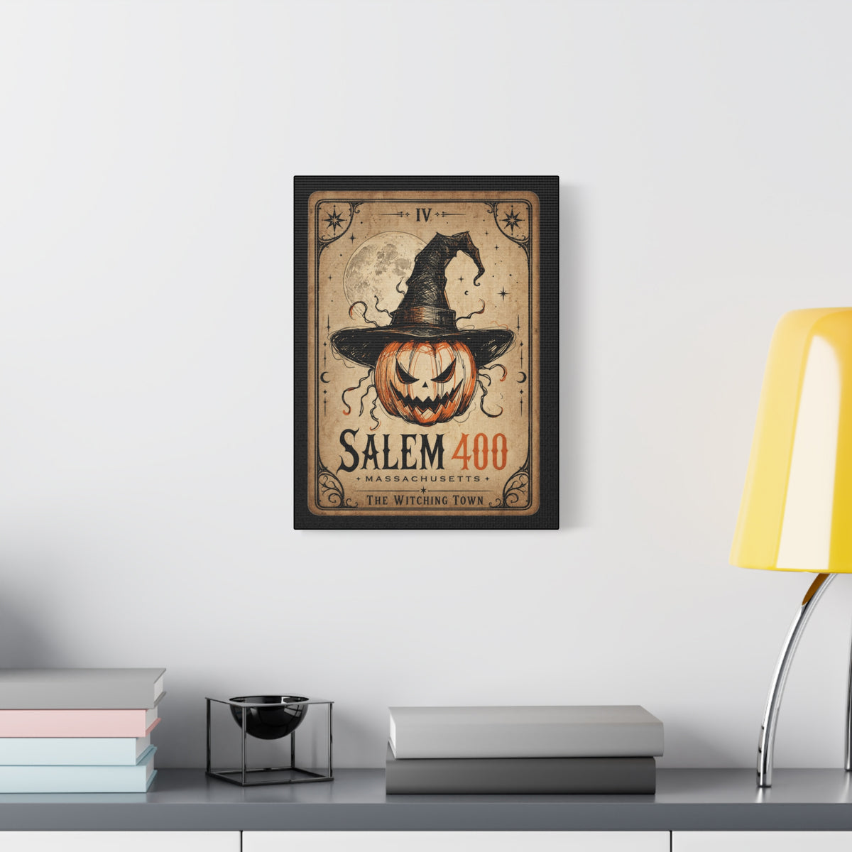 SALEM TAROT Matte Canvas, Stretched, 1.25" – Salem – alternate view | SalemFootsteps