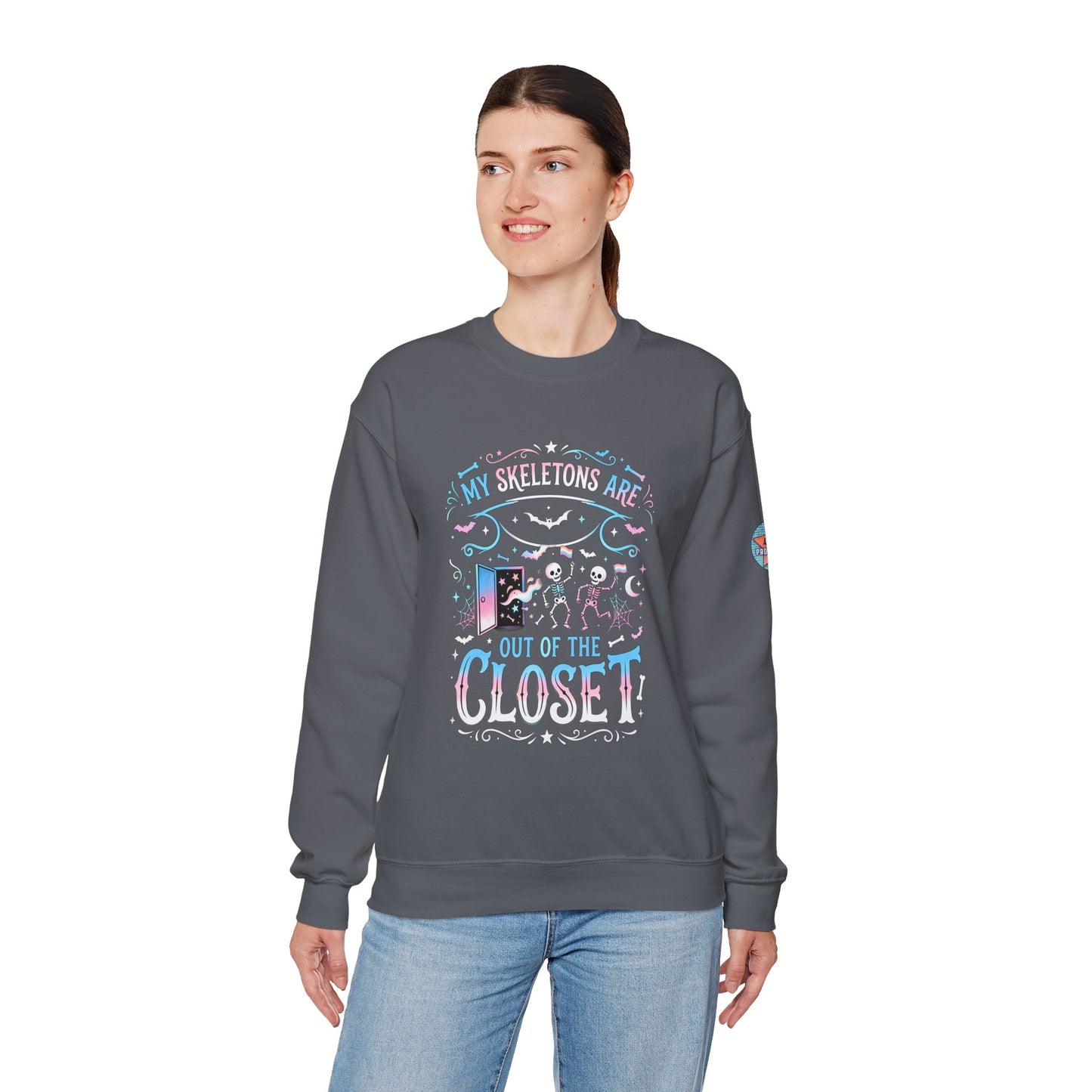 TRANS PRIDE Unisex Heavy Blend™ Crewneck Sweatshirt