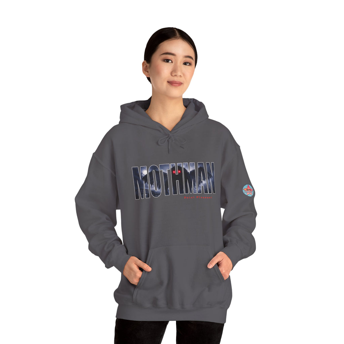 MOTHMAN LURKS Unisex Heavy Blend™ Hooded Sweatshirt