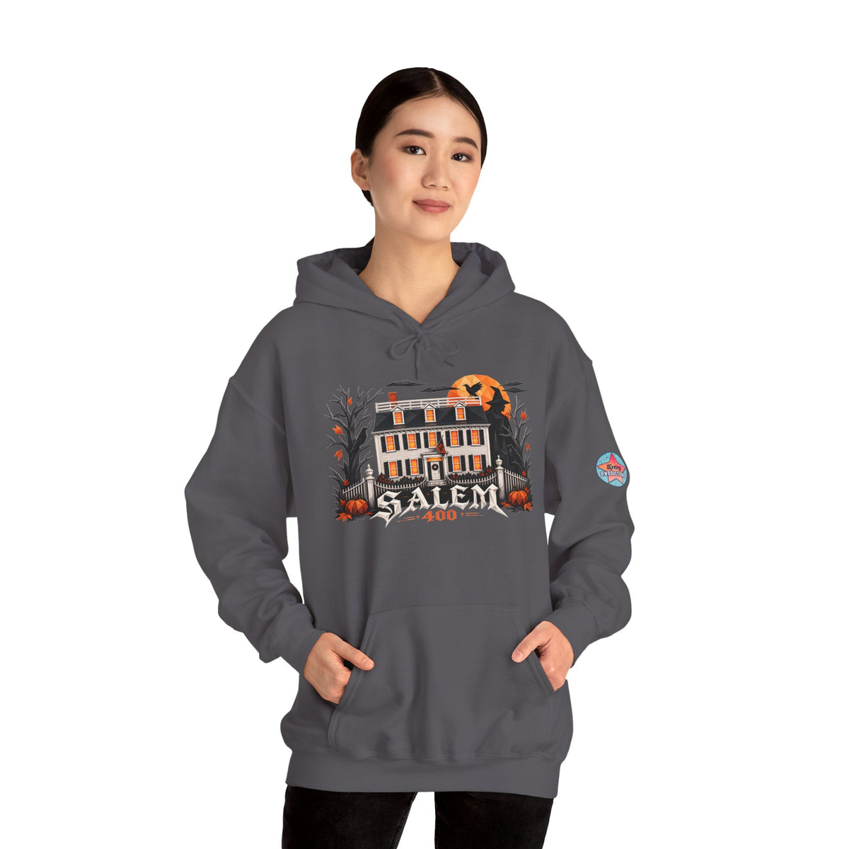 Salem 400 Ropes Mansion - Unisex Heavy Blend™ Hooded Sweatshirt