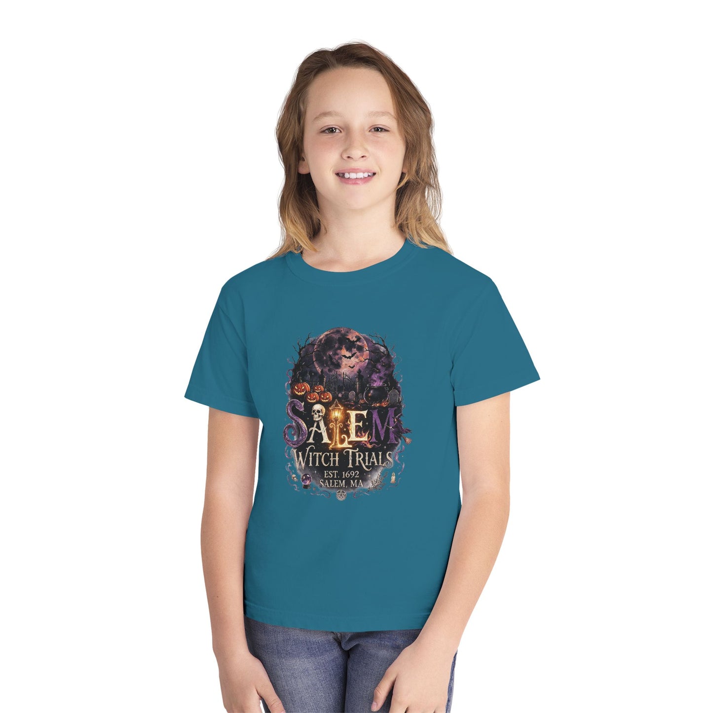 SALEM WITCH TRIALS Youth Midweight Tee