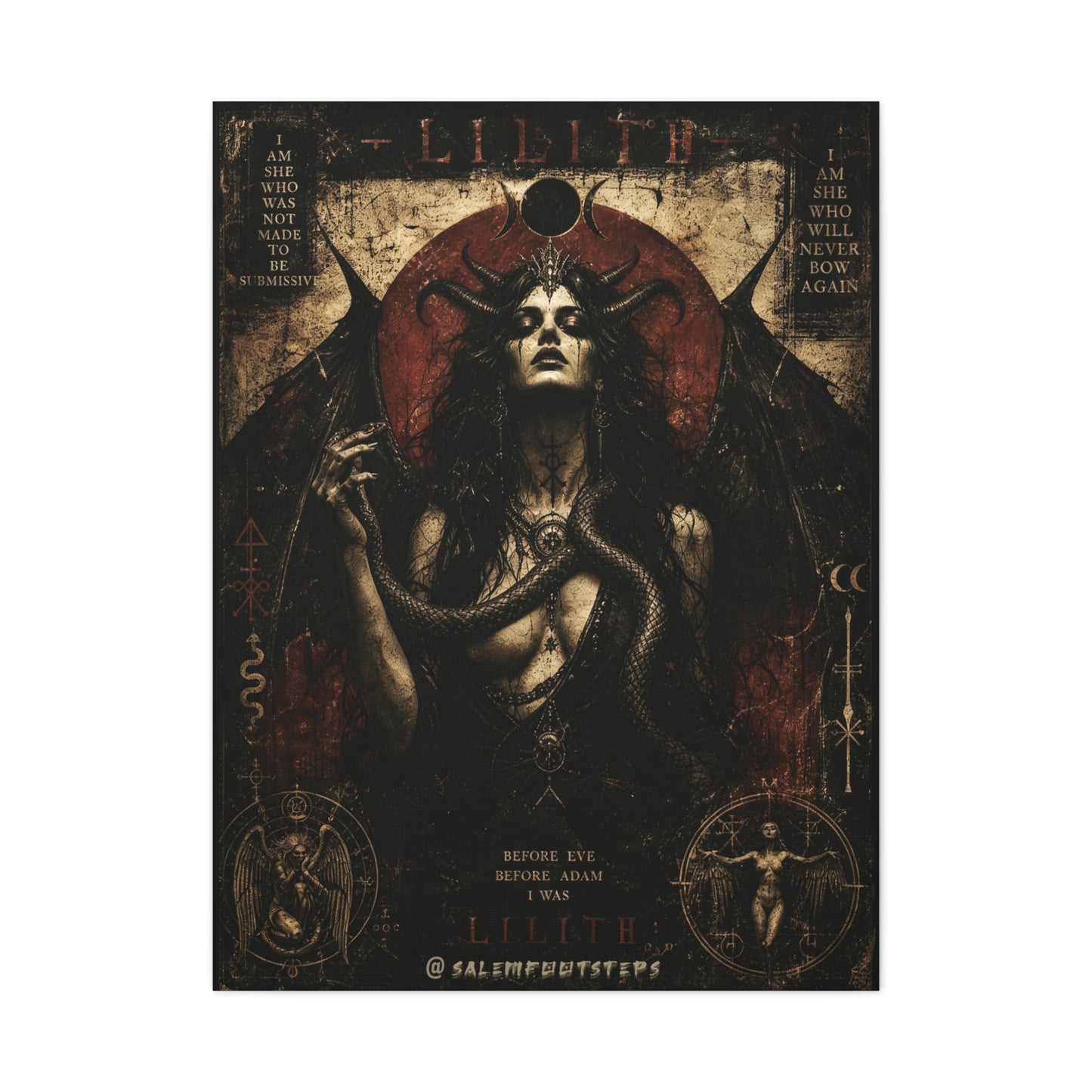 Lilith Matte Canvas, Stretched, 1.25"