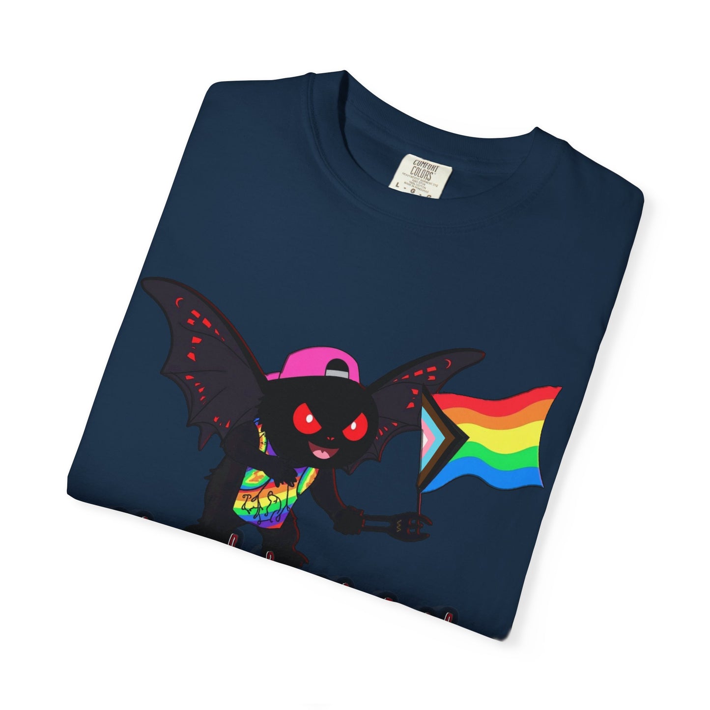 Limited Release Pride Mothman - Unisex Garment-Dyed T-shirt