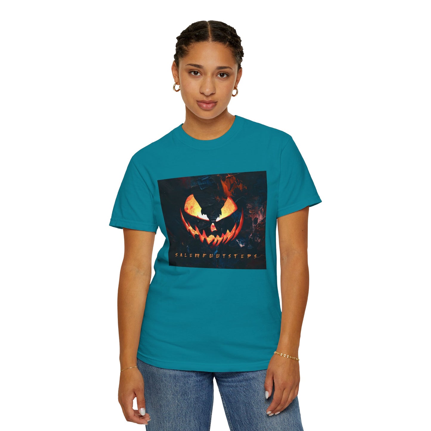 MIDNIGHT PUMPKIN Unisex Garment-Dyed T-shirt