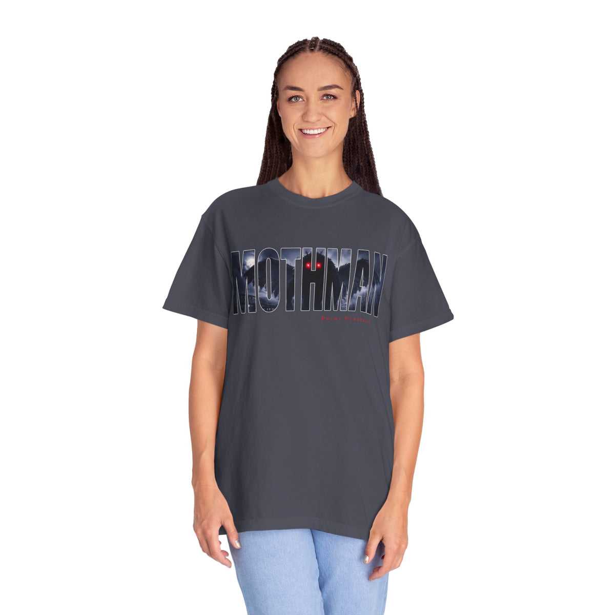 MOTHMAN LURKS Unisex Garment-Dyed T-shirt