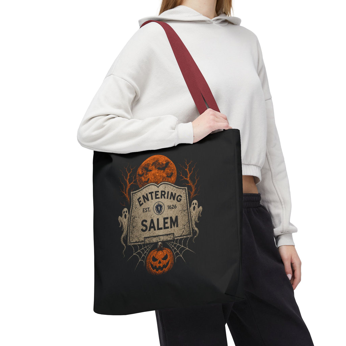 Halloween Entering Salem Tote Bag (AOP)