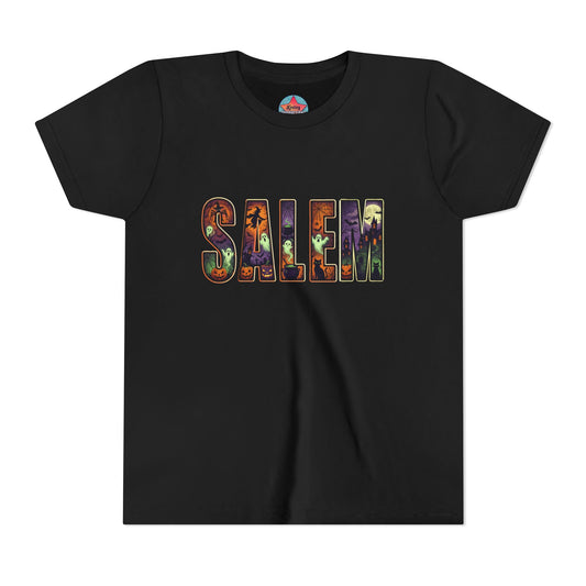 SALEM SPOOKY Youth Short Sleeve Tshirt (More Colors)