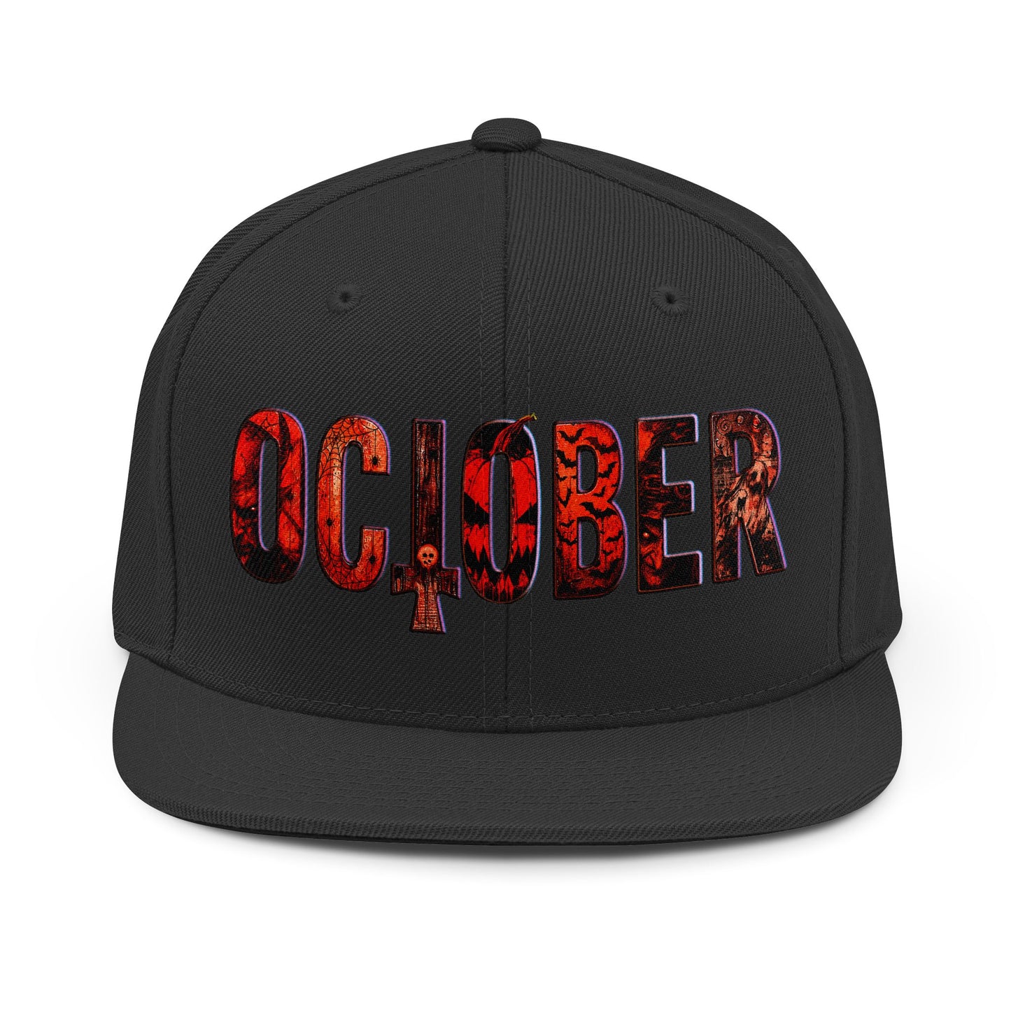 HORROR OCTOBER Unisex Snapback Hat