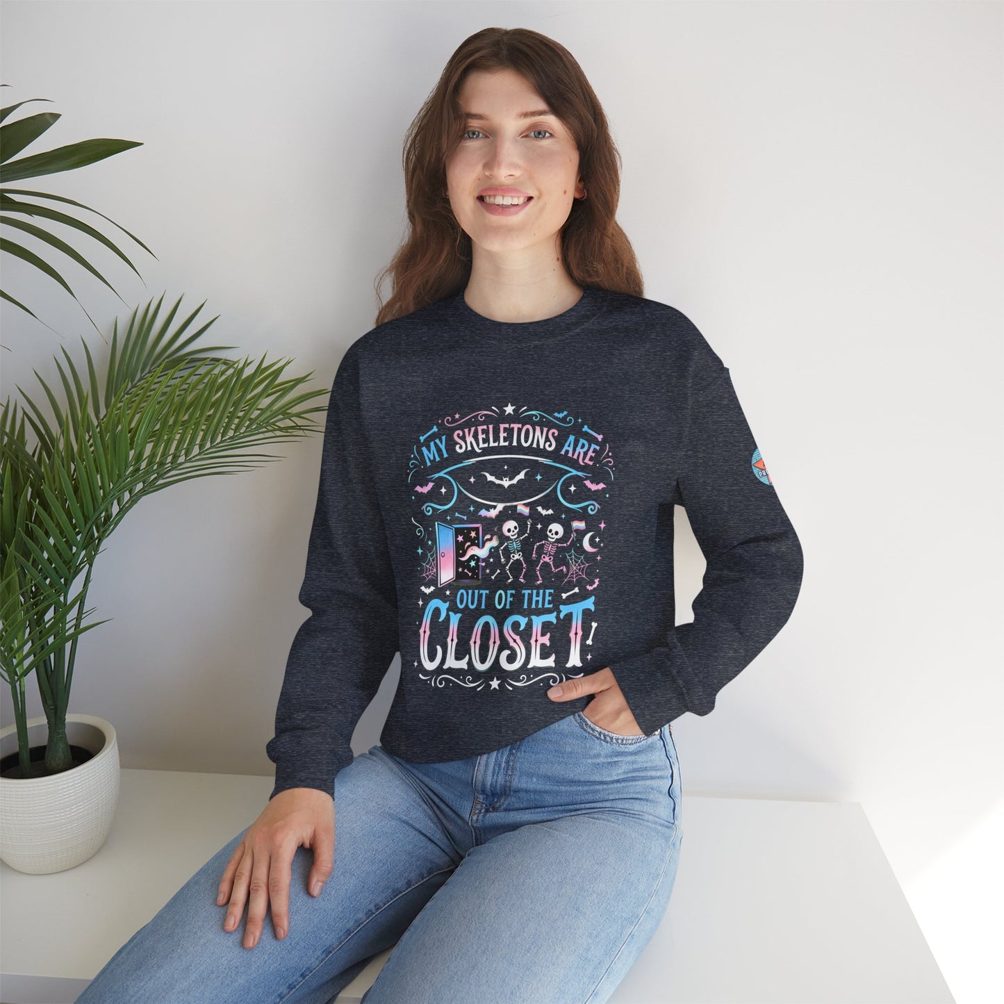TRANS PRIDE Unisex Heavy Blend™ Crewneck Sweatshirt