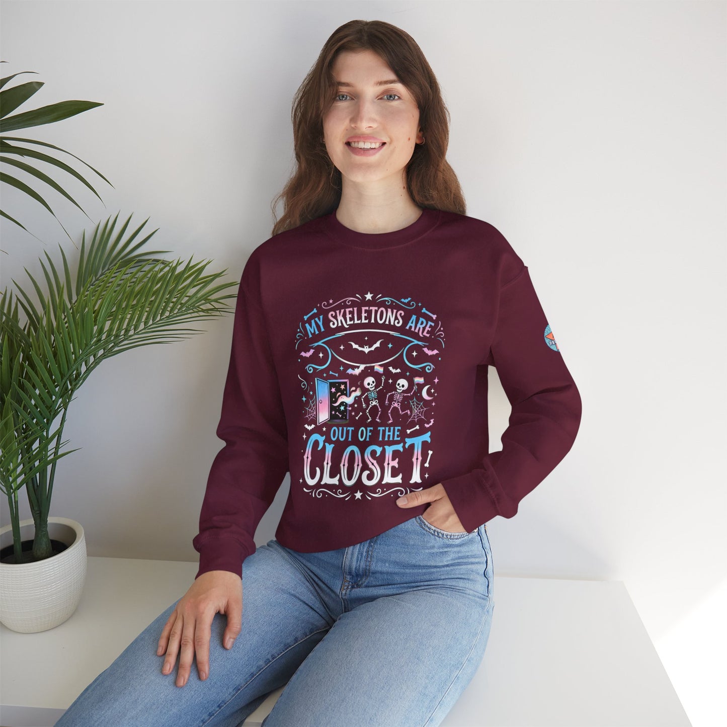 TRANS PRIDE Unisex Heavy Blend™ Crewneck Sweatshirt