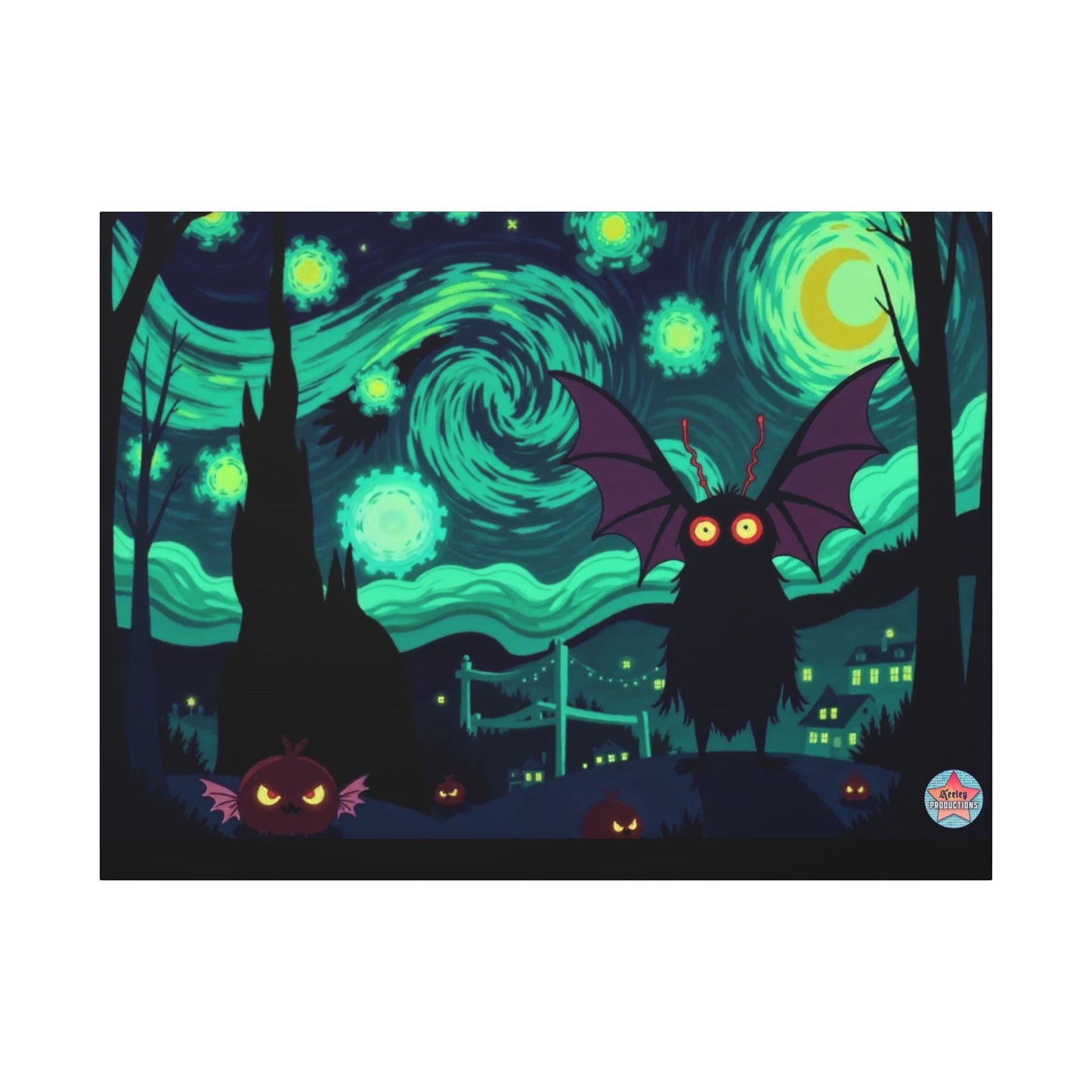 Mothy Night Canvas (Multi-Size)
