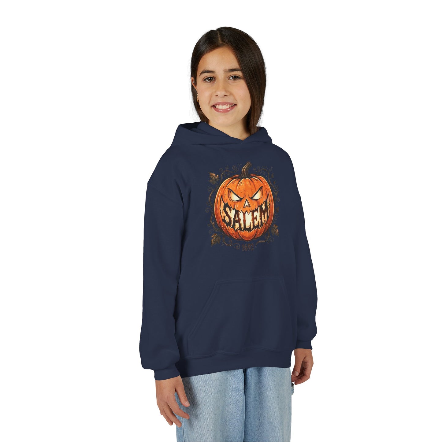 SALEM SMILE Youth Heavy Blend Hooded Sweatshirt