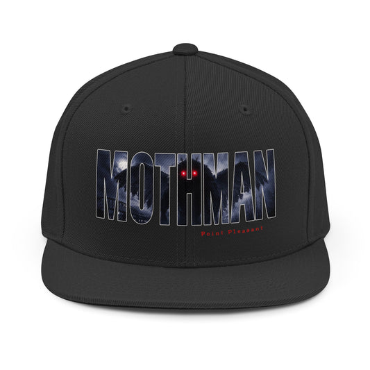 MOTHMAN LURKS Unisex Snapback Hat