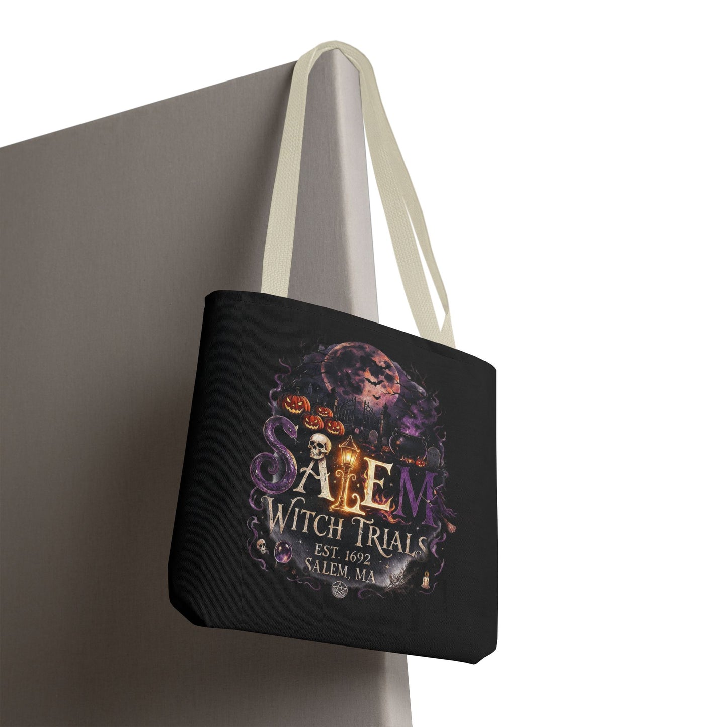 SALEM WITCH TRIALS Tote Bag (AOP)