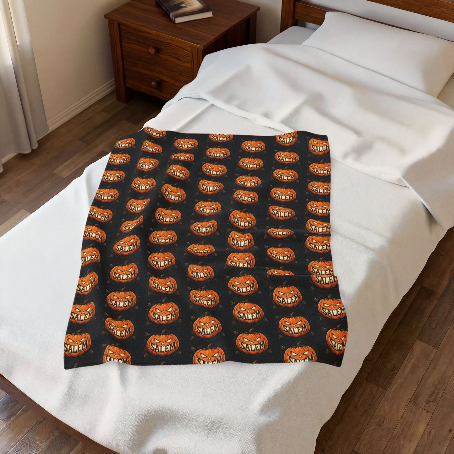 SALEM SMILE Velveteen Plush Blanket