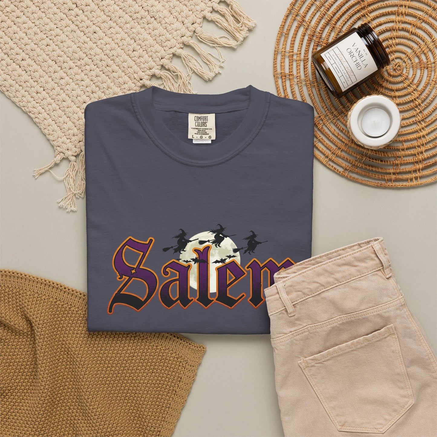 SALEM WTICHES Unisex Garment-Dyed T-shirt
