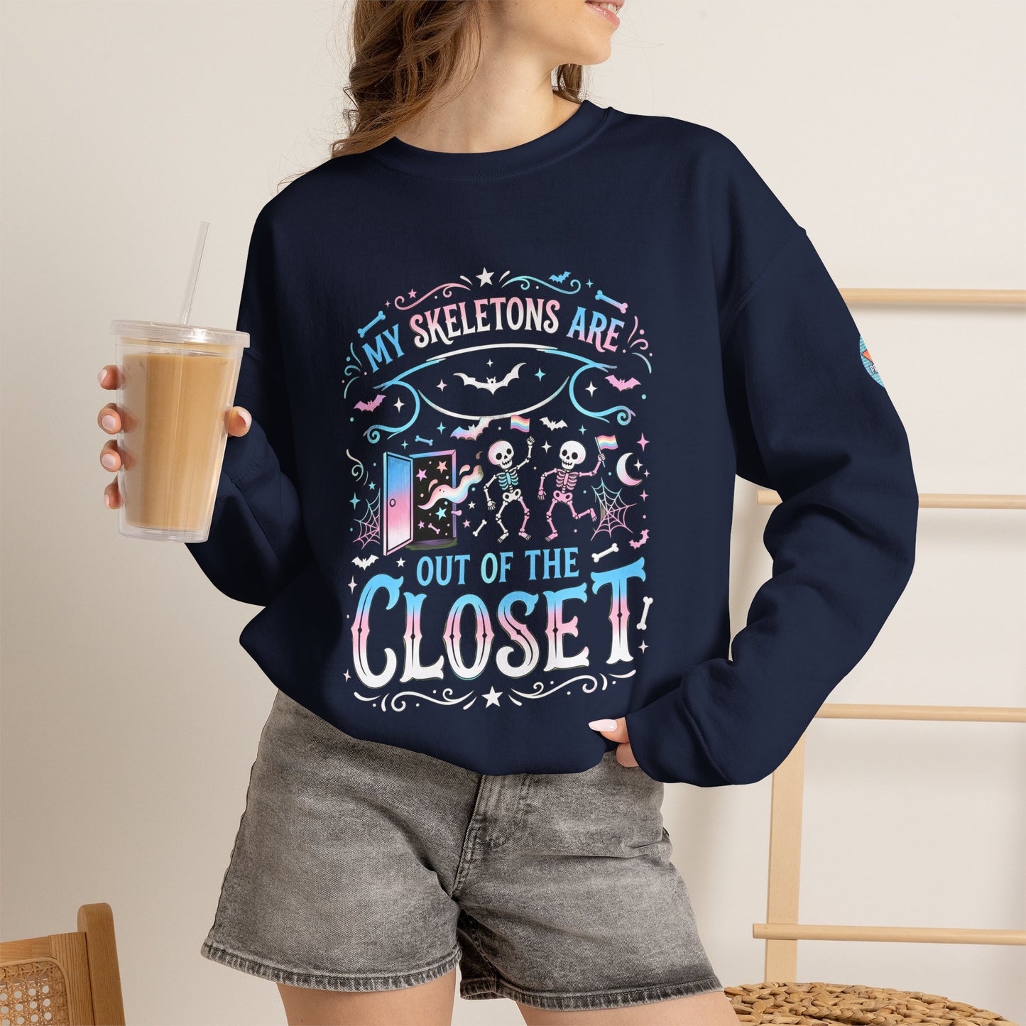 TRANS PRIDE Unisex Heavy Blend™ Crewneck Sweatshirt