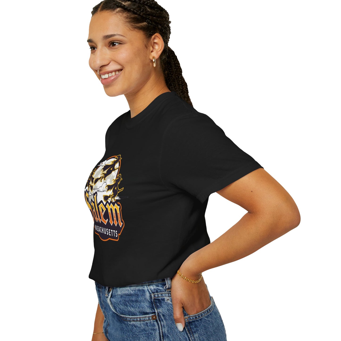 SALEM LOGO Unisex Garment-Dyed T-shirt