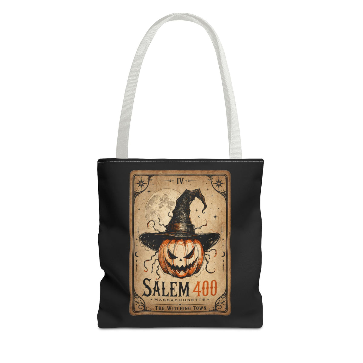 PUNKIN TAROT Tote Bag (AOP) – alternate view | SalemFootsteps