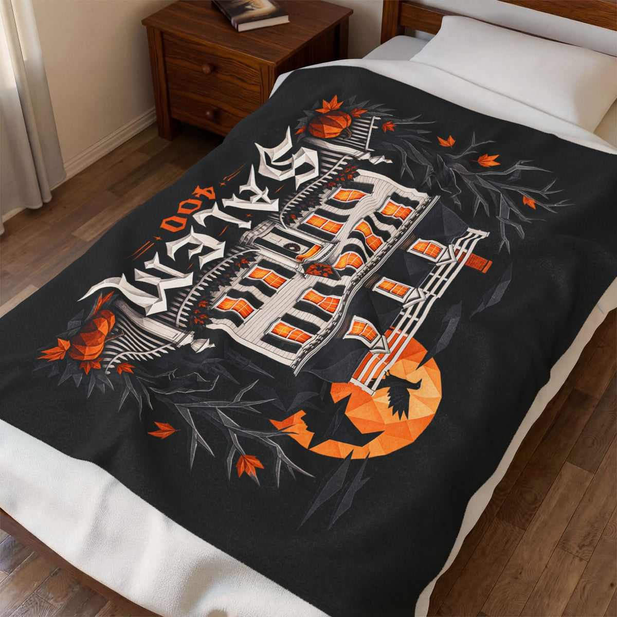 Salem 400 Ropes Mansion - Velveteen Plush Blanket