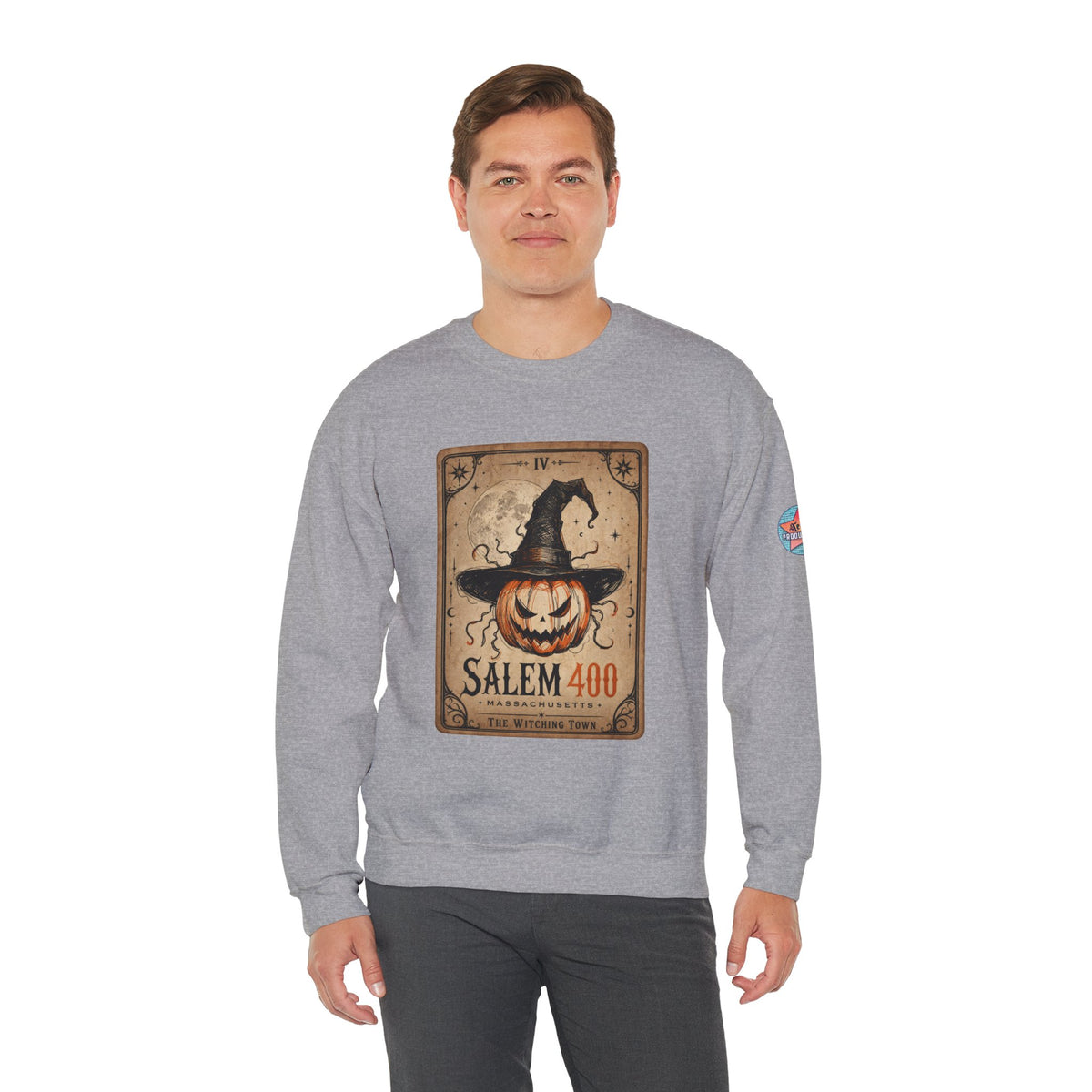 PUNKIN TAROT Unisex Heavy Blend™ Crewneck Sweatshirt – alternate view | SalemFootsteps