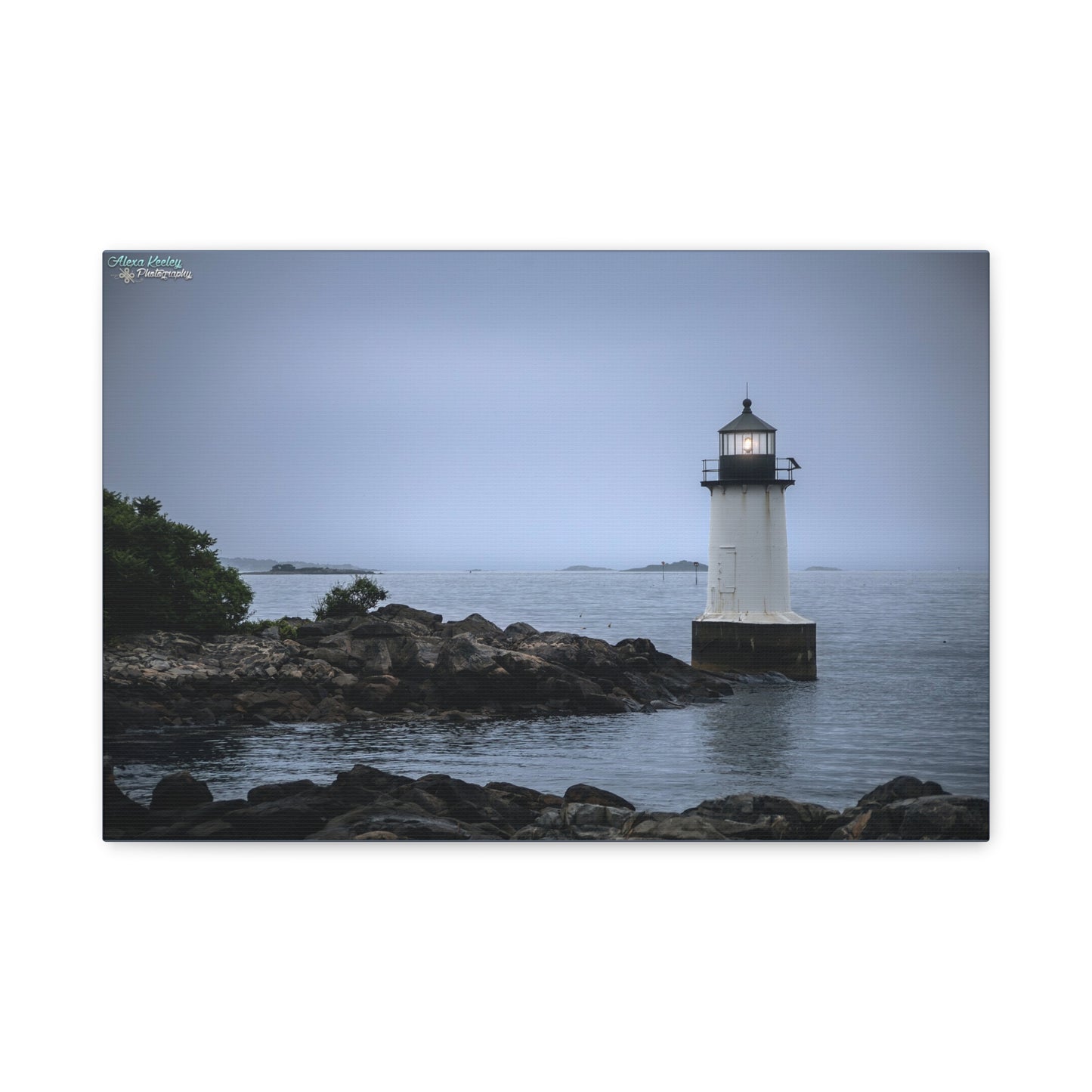 Winter Island Light - Matte Canvas, Stretched, 1.25"