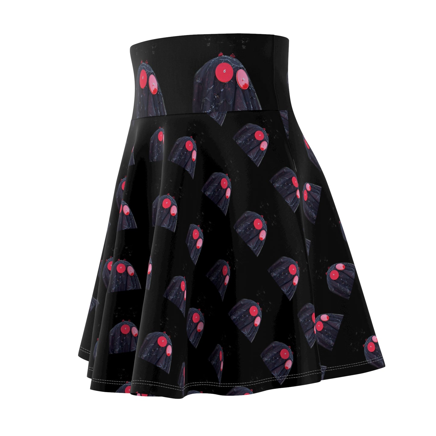 MOTHMAN Women's Skater Skirt (AOP)