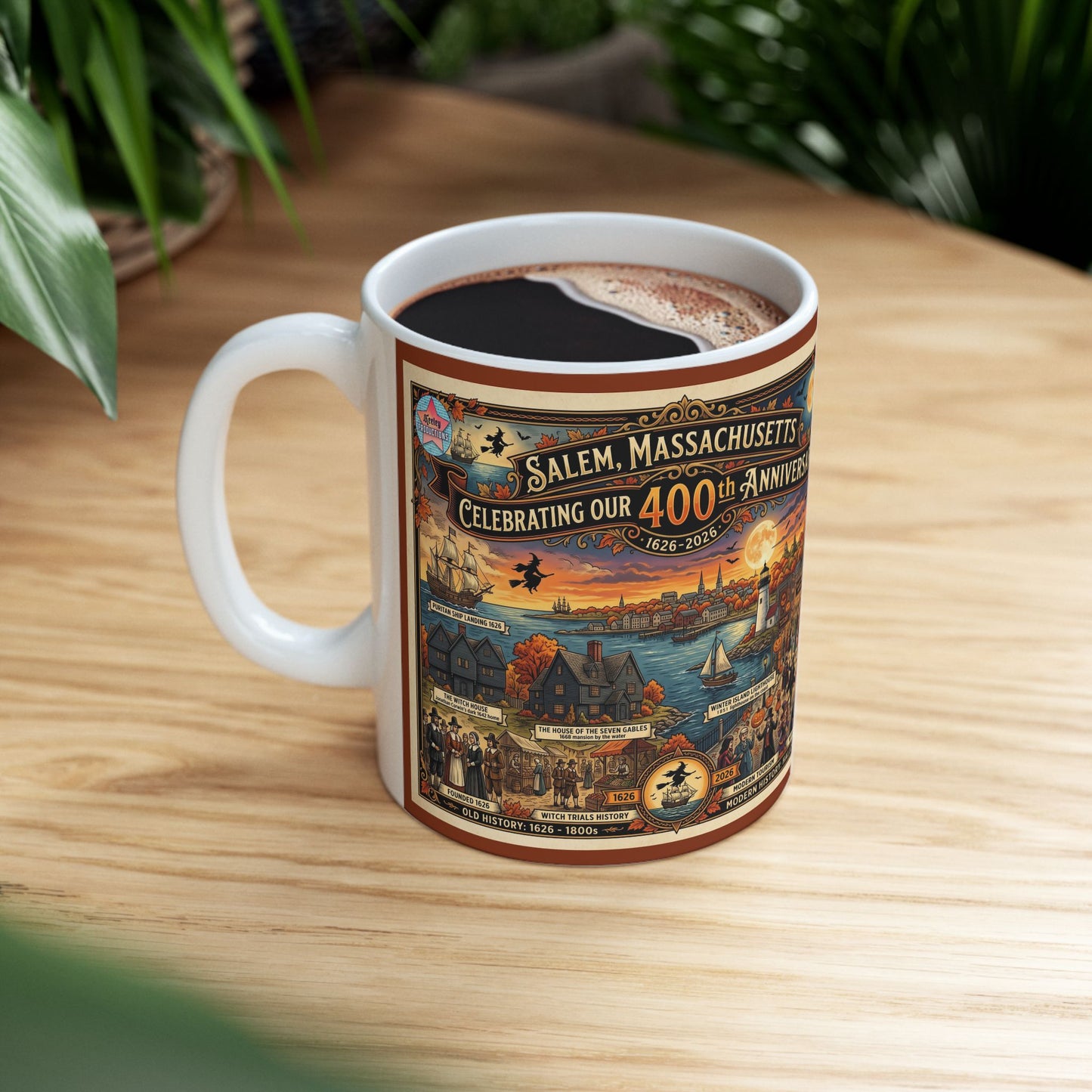 Salem 400 Ceramic Mug, (11oz, 15oz)