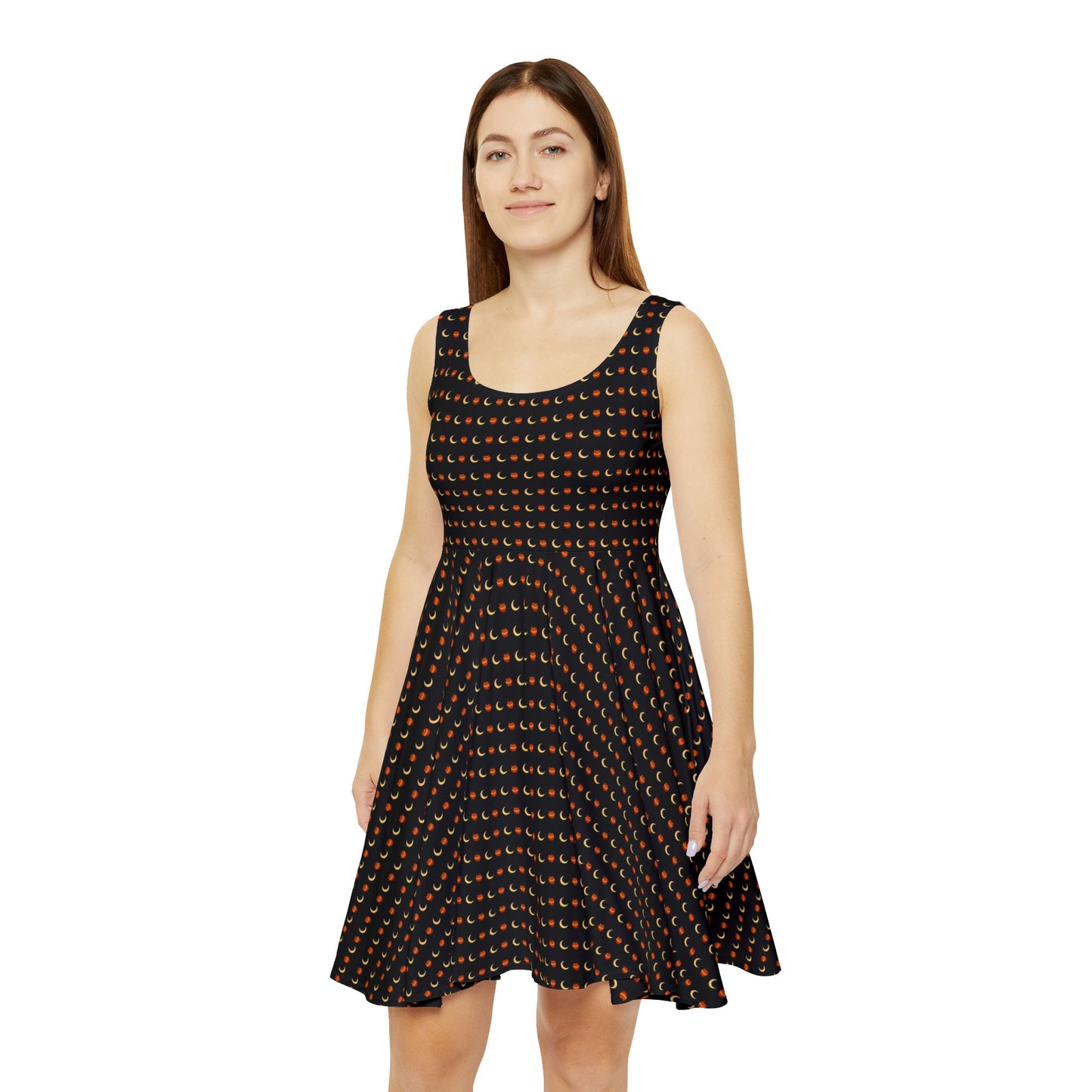 PUMPKIN MOON Women's Skater Dress (AOP)