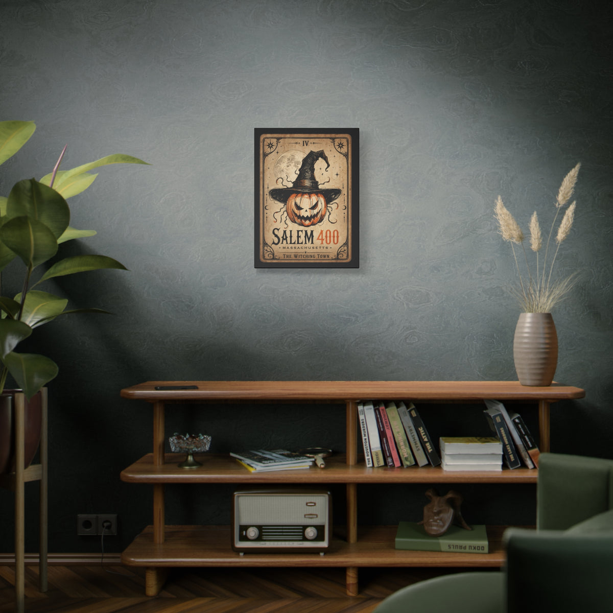 SALEM TAROT Matte Canvas, Stretched, 1.25" – Salem – alternate view | SalemFootsteps