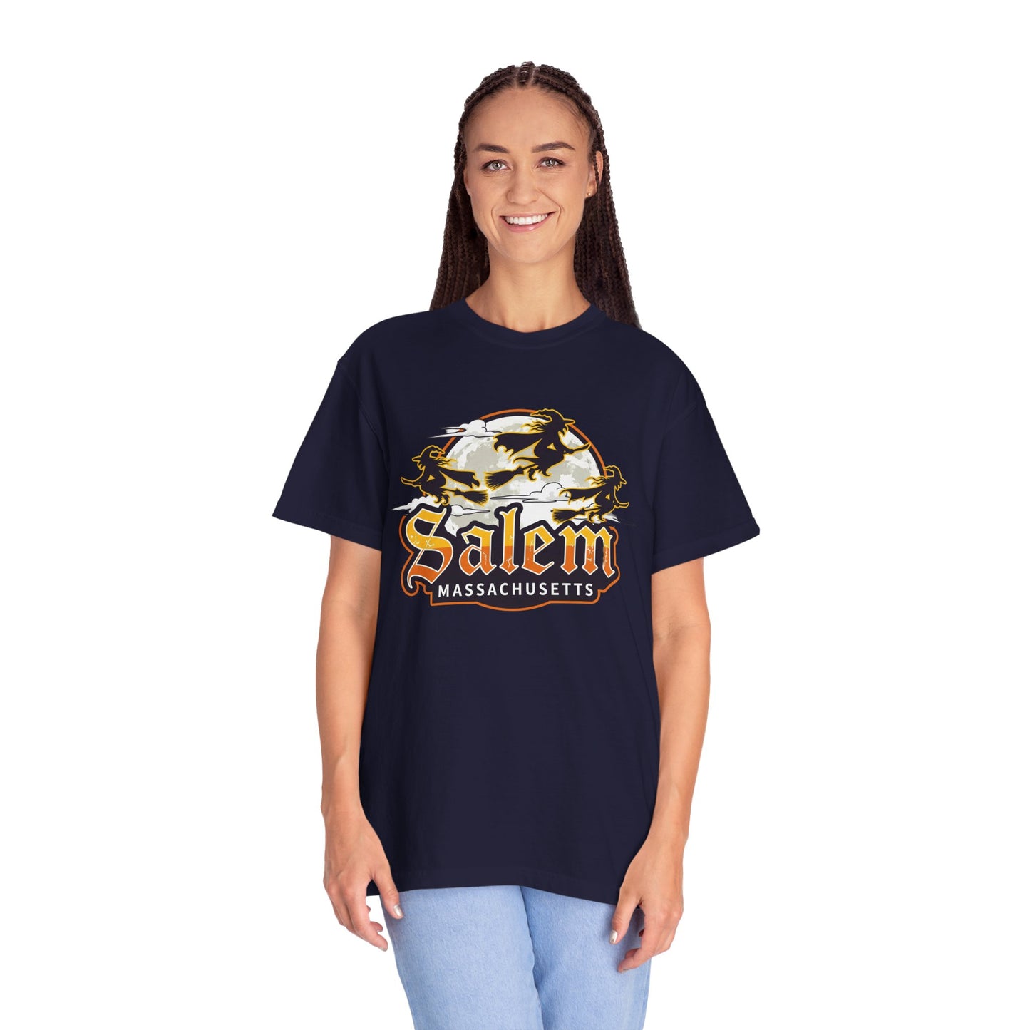 SALEM LOGO Unisex Garment-Dyed T-shirt