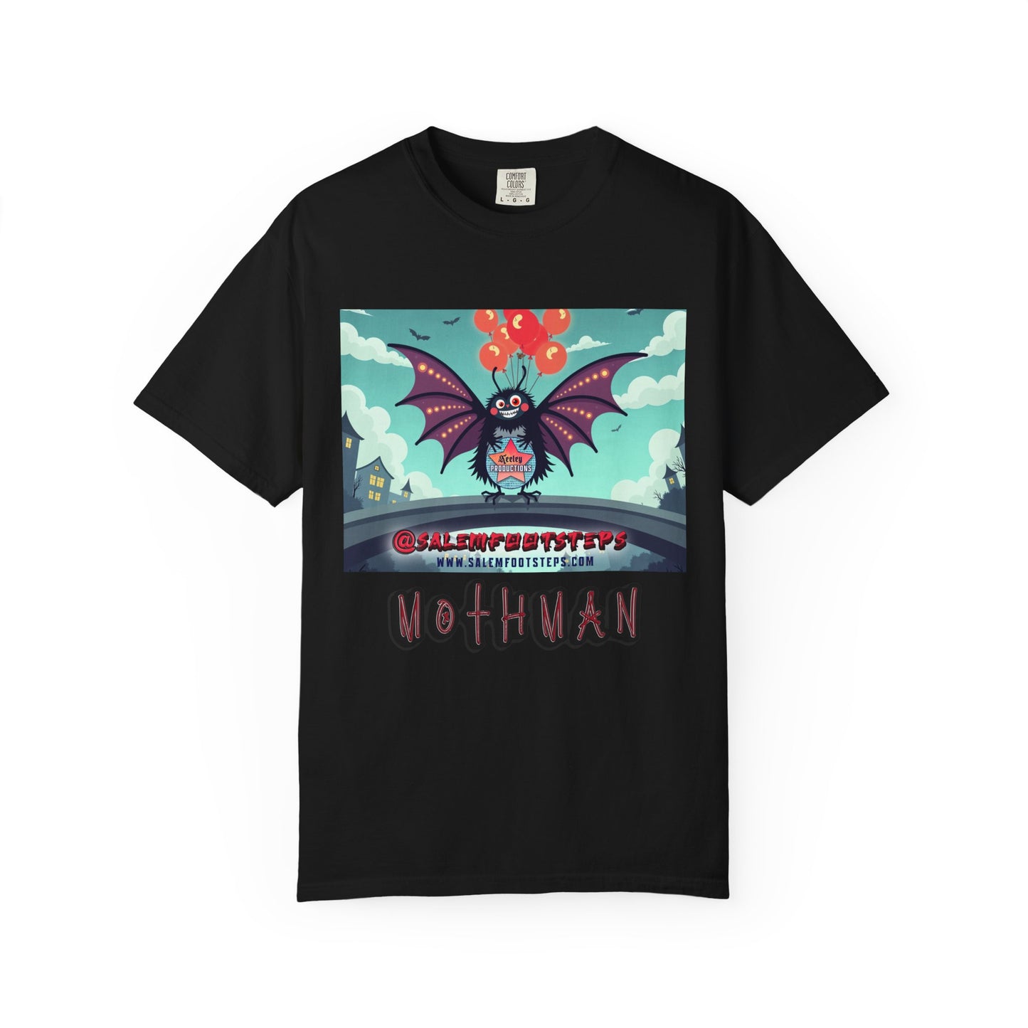 SalemFootsteps Mothman - Unisex Garment-Dyed T-shirt