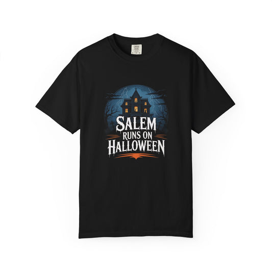 Salem Runs on Halloween Tee (2 Colors)
