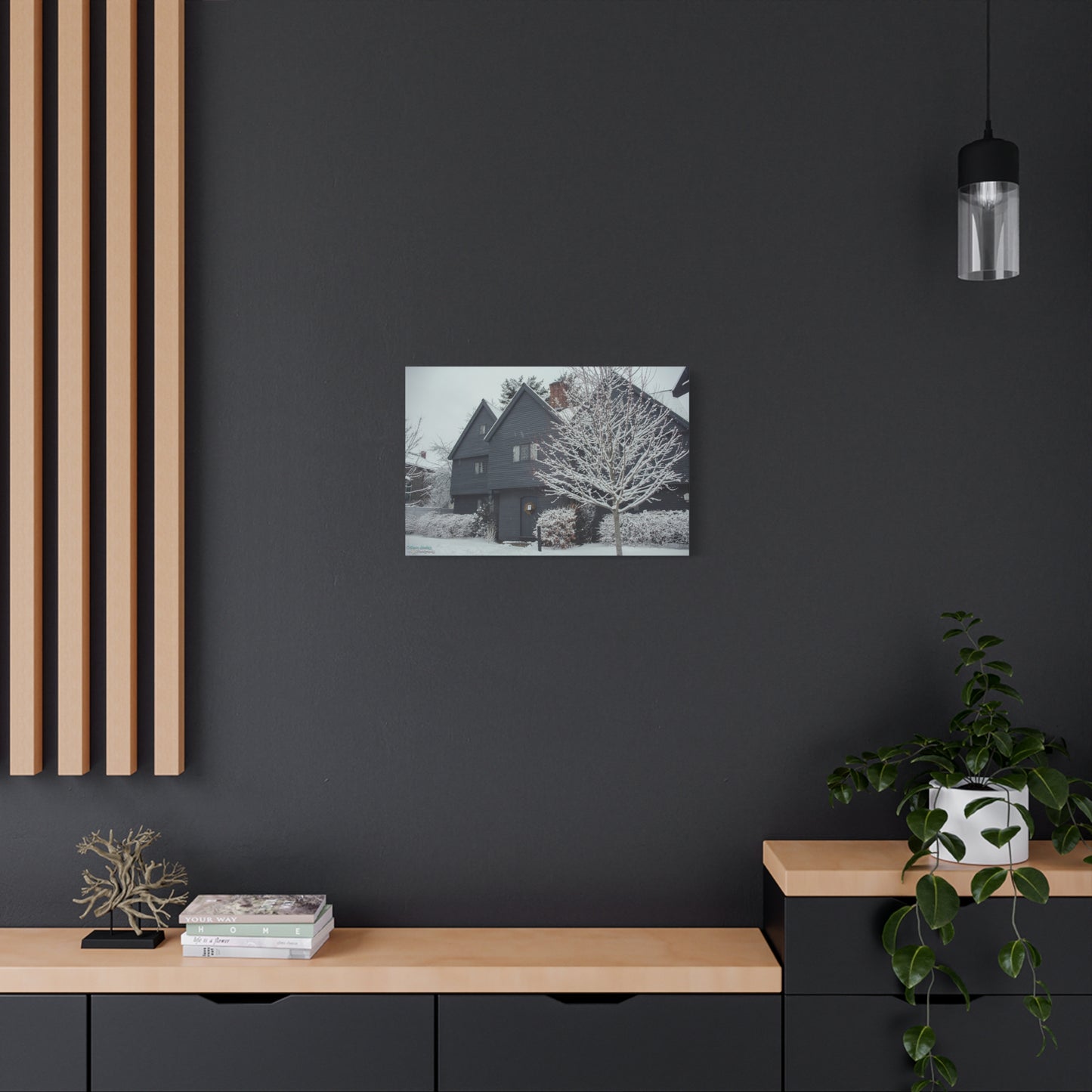 Winter Witch House - Matte Canvas, Stretched, 1.25"