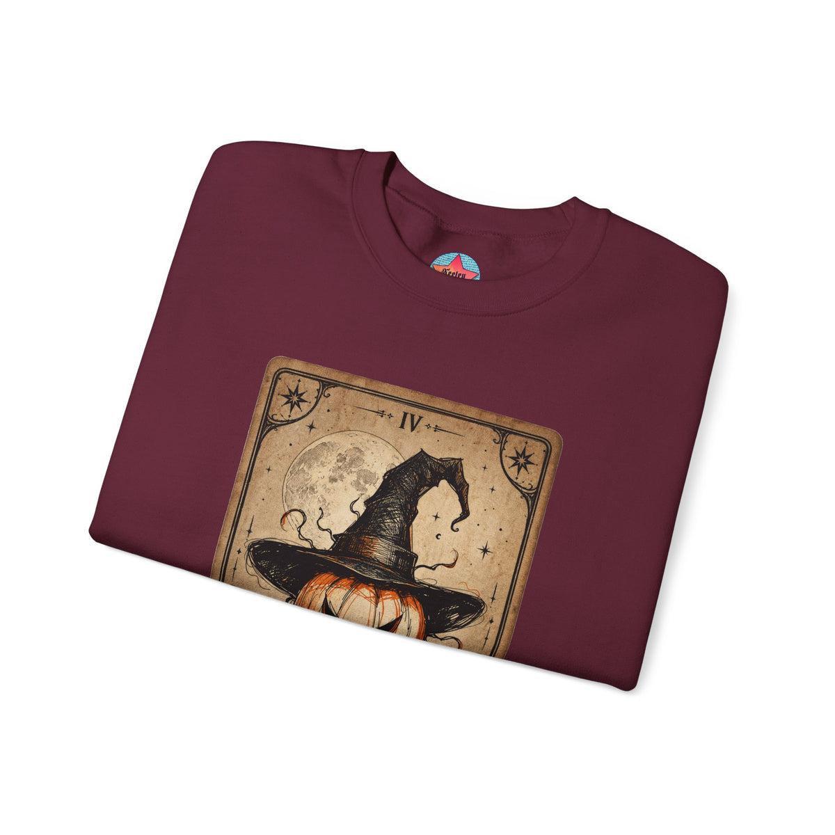 PUNKIN TAROT Unisex Heavy Blend™ Crewneck Sweatshirt – alternate view | SalemFootsteps